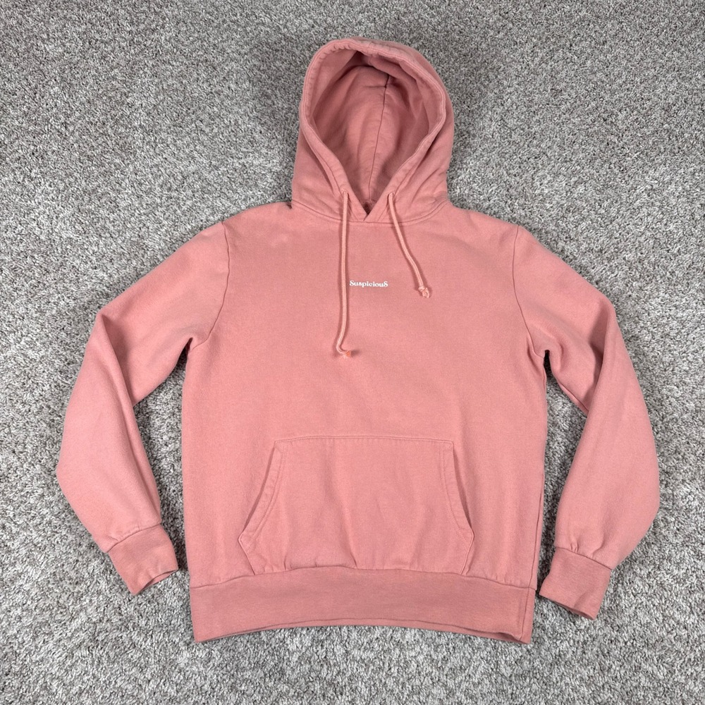 Suspicious Antwerp Hoodie Unisex XS Pink World Is Yours Graphic Streetwear XS